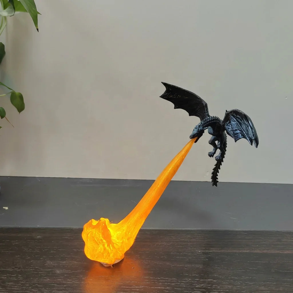 Fire-Breathing Dragon Desk Decor