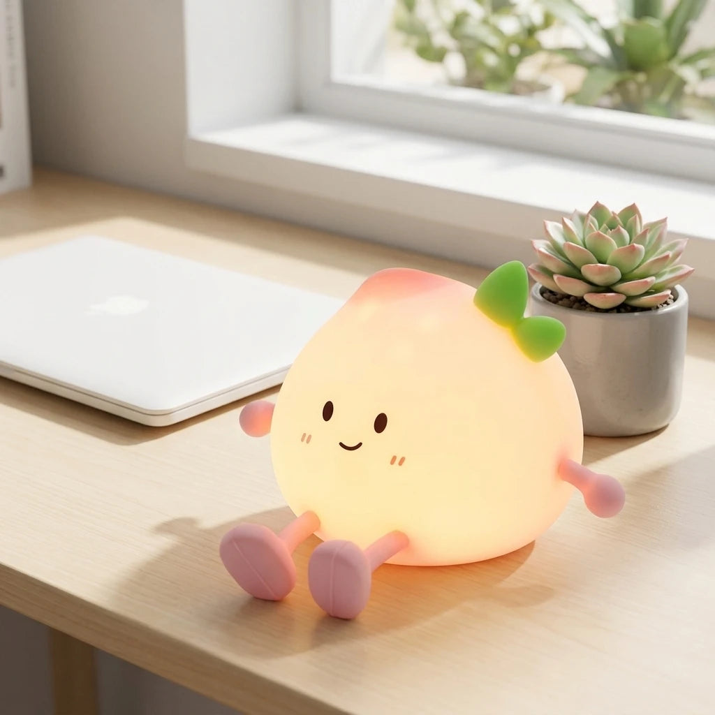 Cute Rechargeable Silicone Night Light