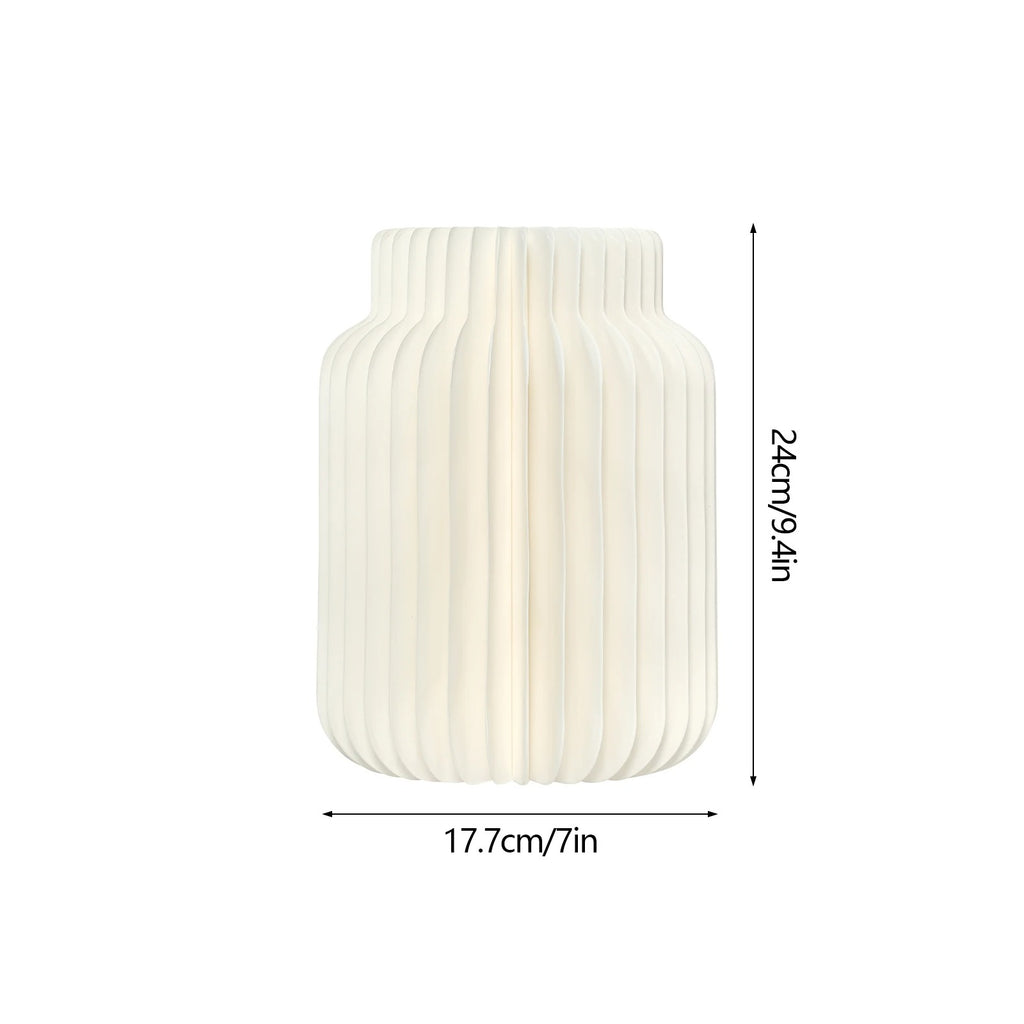 Luxury Honeycomb Paper Flower Vase with Magnetic Design