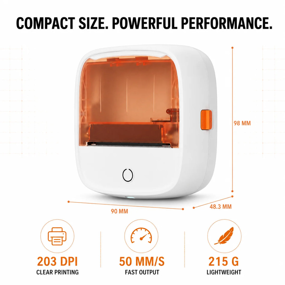 B21 PocketPrint Mini Bluetooth Printer
